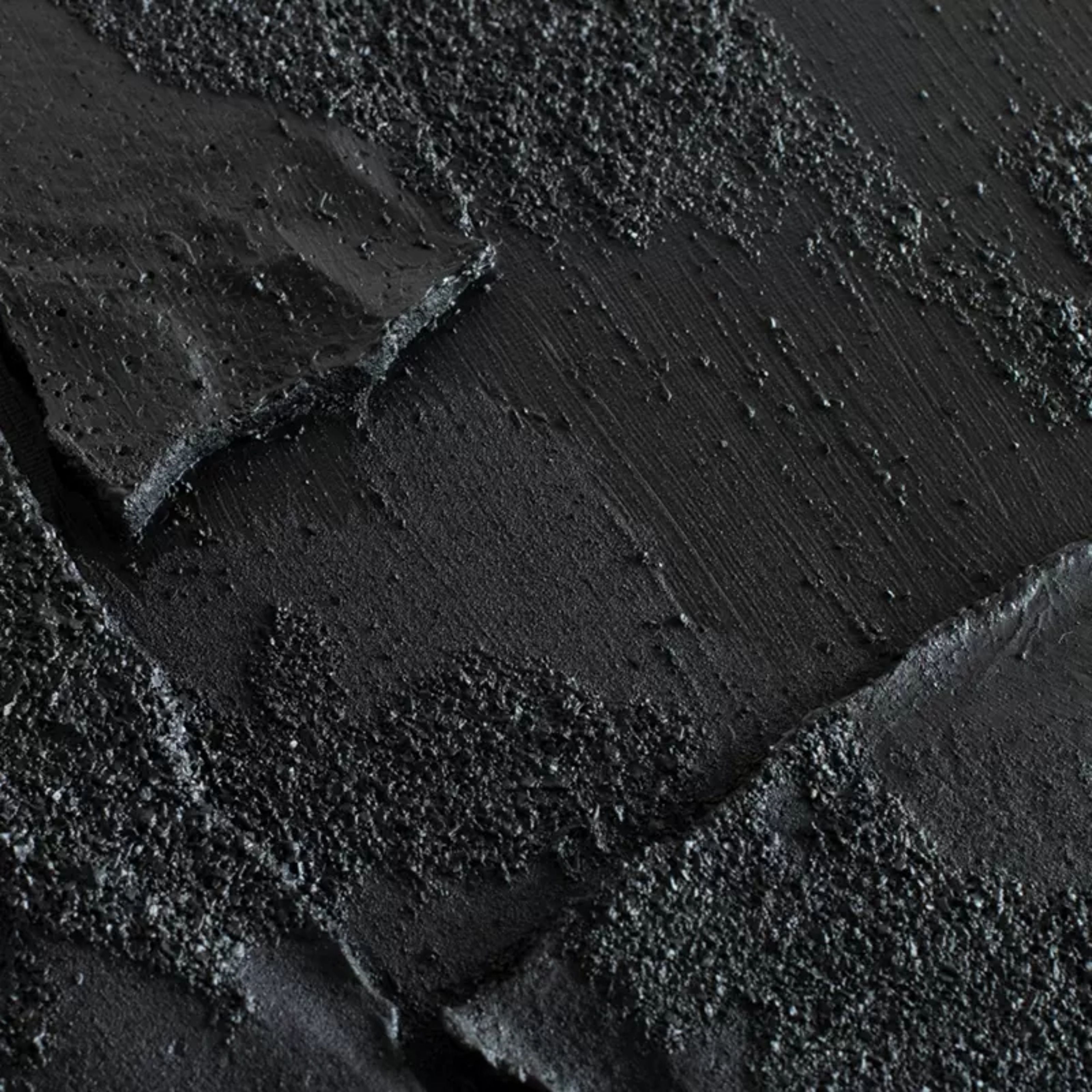 Wall Art Abstract Black Impasto Texture