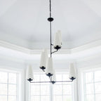 Silva Vintage LED Chandeliers White Black Bedroom Kitchen