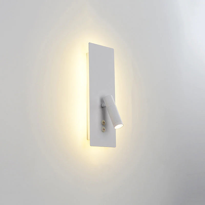 Ray Modern Flashlight Metal/ Wall Lamp Spotlight, Gold/Black/White