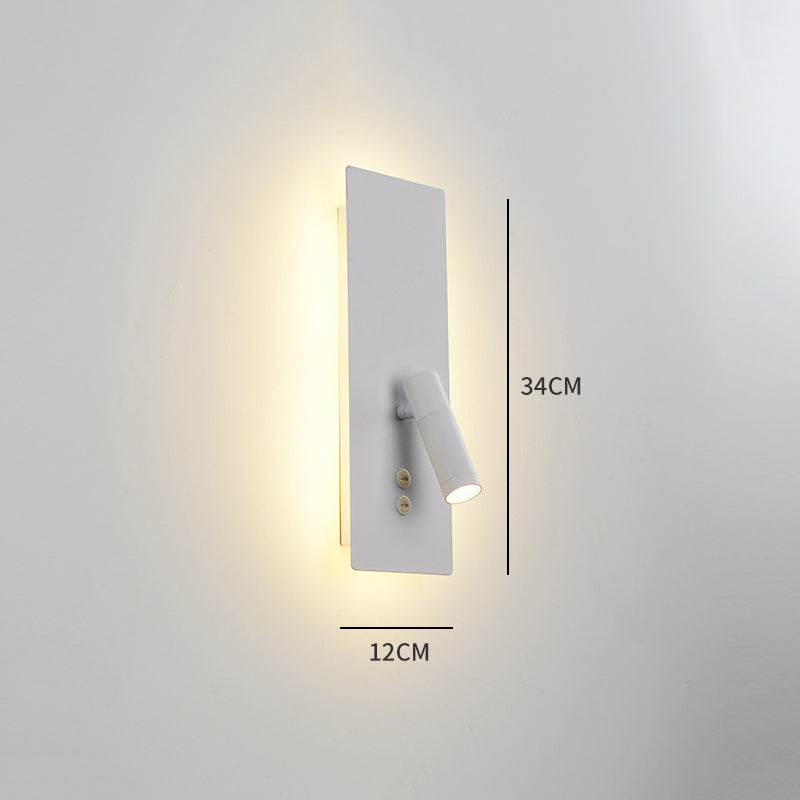 Ray Modern Flashlight Metal/ Wall Lamp Spotlight, Gold/Black/White