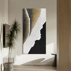 Luxury Abstract Geode Relief Painting