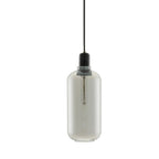 Valentina Designer Cylinder Pendant Light, Marble & Glass