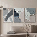Wall Art Abstract Minimalist Impasto Elegant