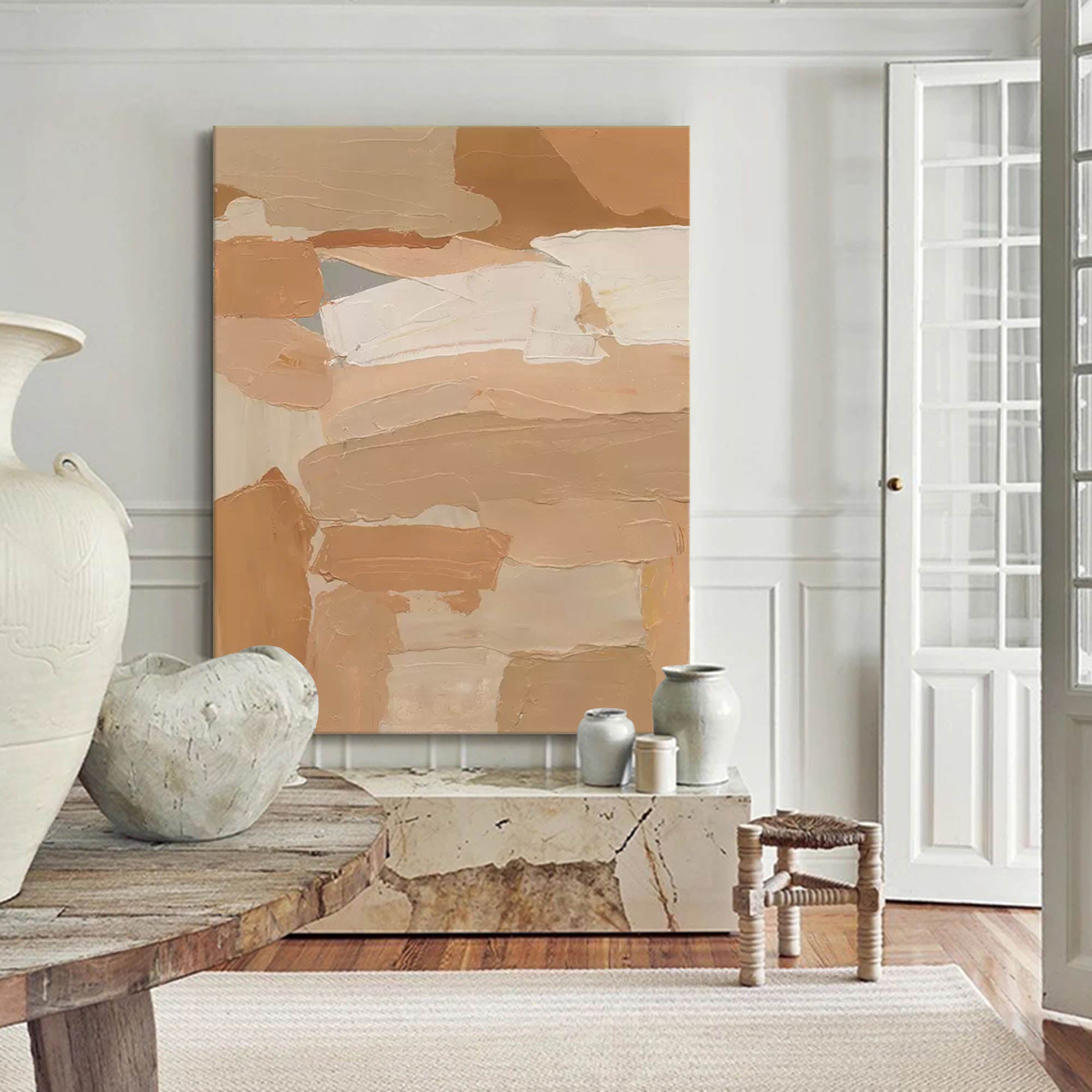 Wall Art Abstract Elegant Neutral Serene