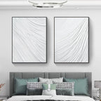 Wall Art Abstract Linear Pattern Modern Minimalism Linen