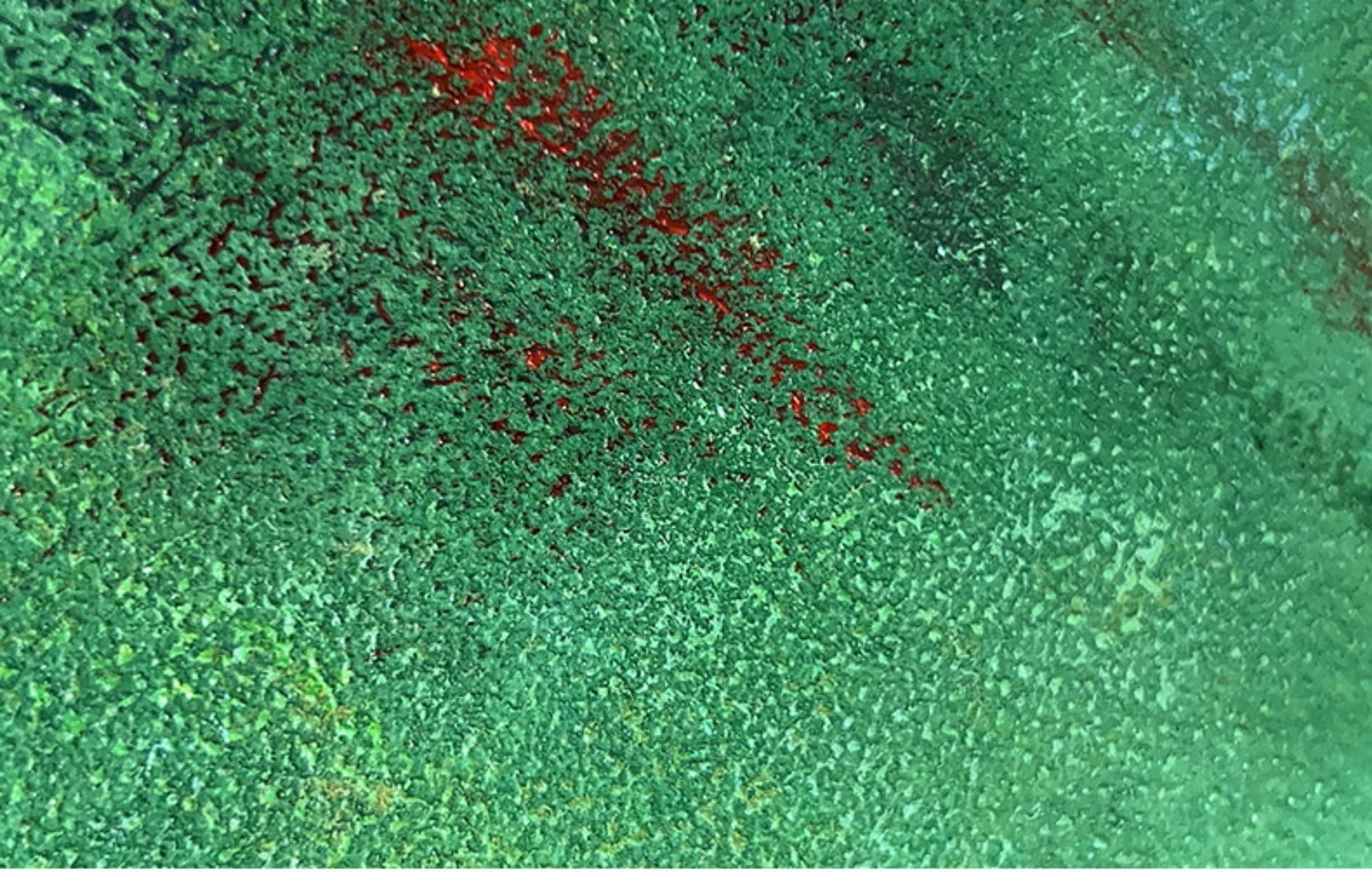 Emerald Horizon Abstract Painting