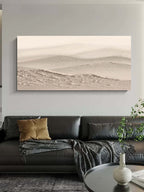 Minimalist Dune Landscape Art Oil Painting