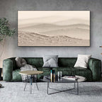 Minimalist Dune Landscape Art Oil Painting