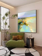 Wall Art Abstract Field Coastal Landscape
