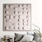 Wabi Sabi 3D Granular Texture Wall Art Minimalist Decor