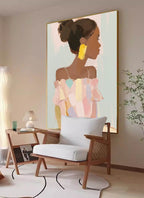 Impressionist Figurative Painting Elegant Modern