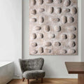 Wabi-Sabi Pebble Relief Texture Painting