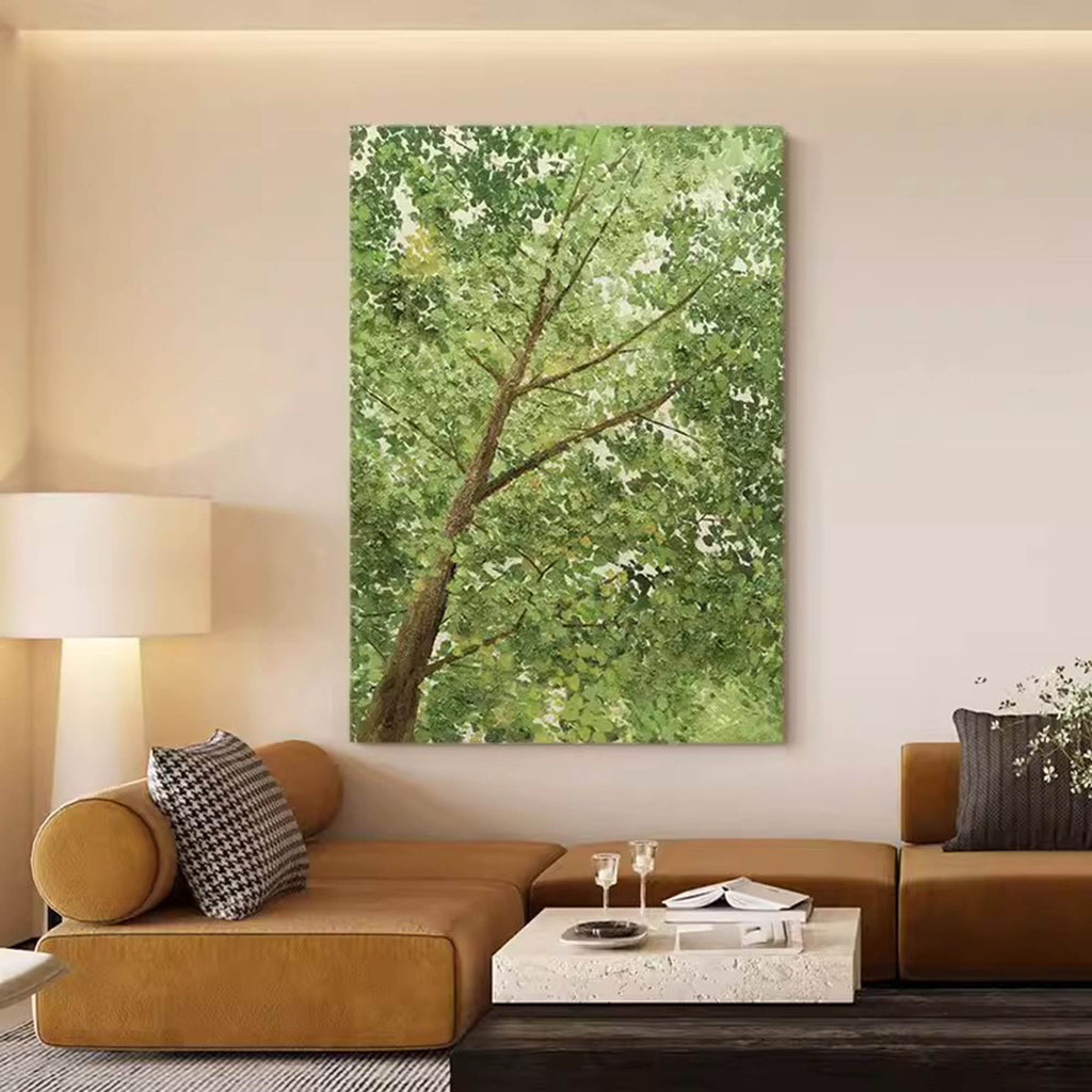 Lush Canopy Oil Painting Impressionist