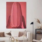 Abstract Textured Figure Art Oil Painting