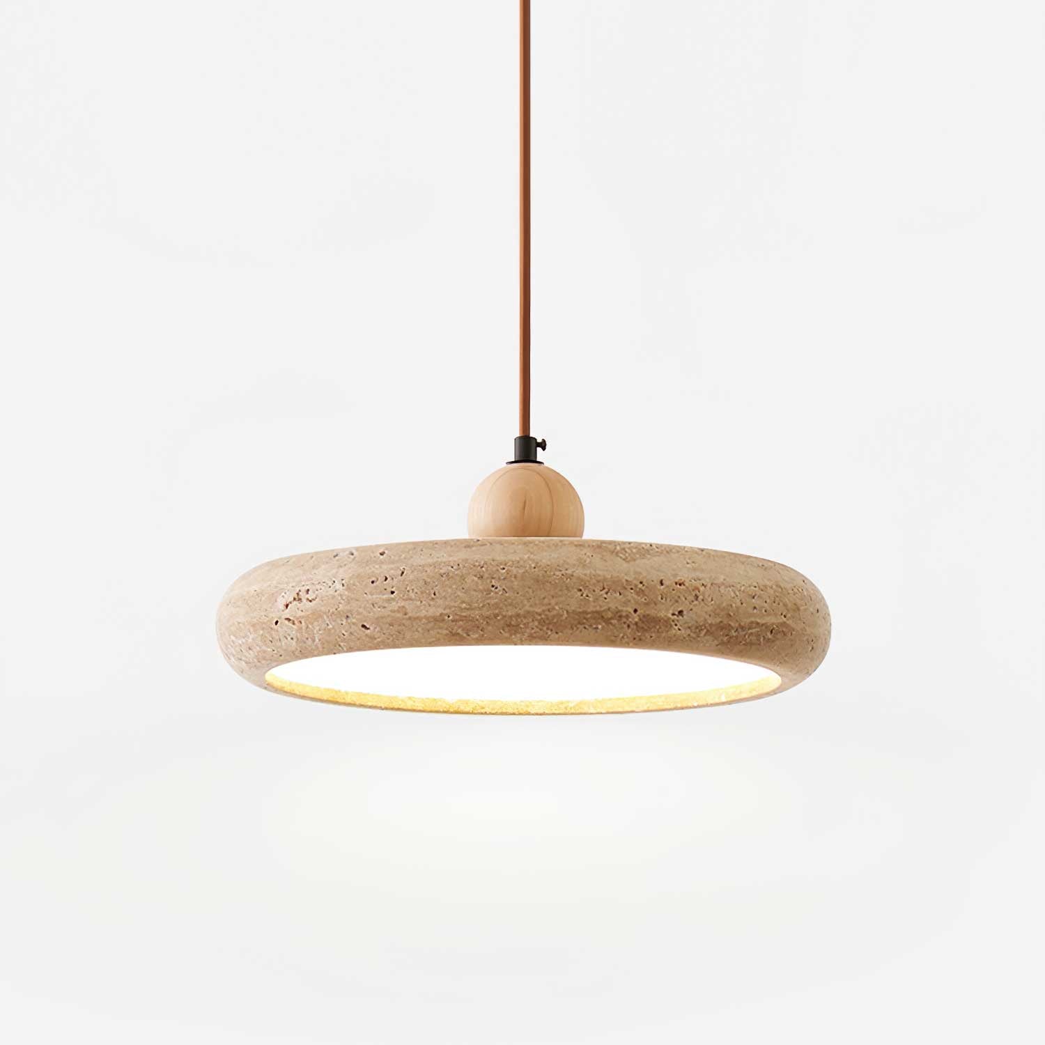 Zesolor Minimalist Travertine Pendant Light