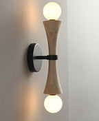 Oloriel Sculptural Travertine Wall Light