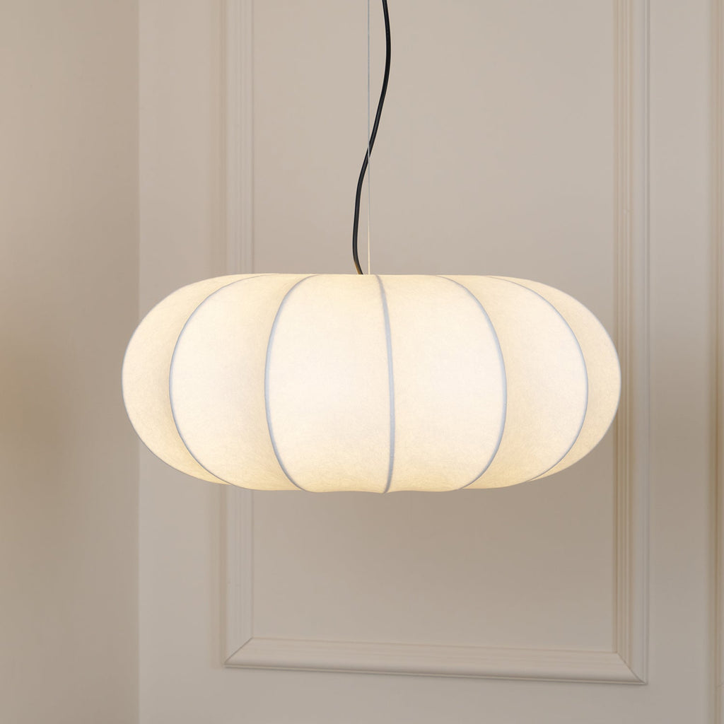 Kiyo Pumpkin Pendant Light Silk