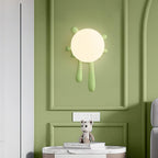 Wall Lamp Abstract Resin Splash Globe