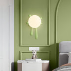 Wall Lamp Abstract Resin Splash Globe