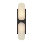 Ulthaora Double Globe Alabaster Wall Light