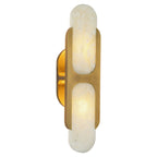 Ulthaora Double Globe Alabaster Wall Light