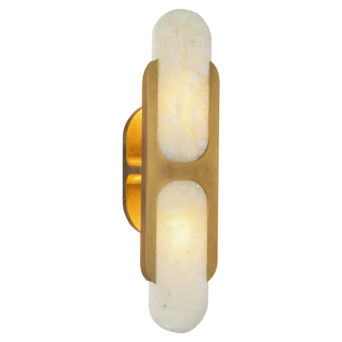 Ulthaora Double Globe Alabaster Wall Light
