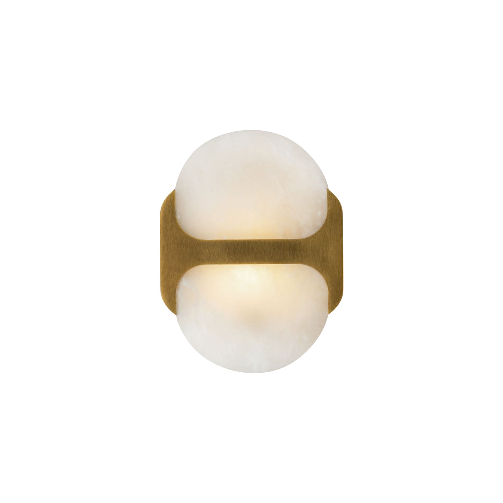 Ulthaora Double Globe Alabaster Wall Light