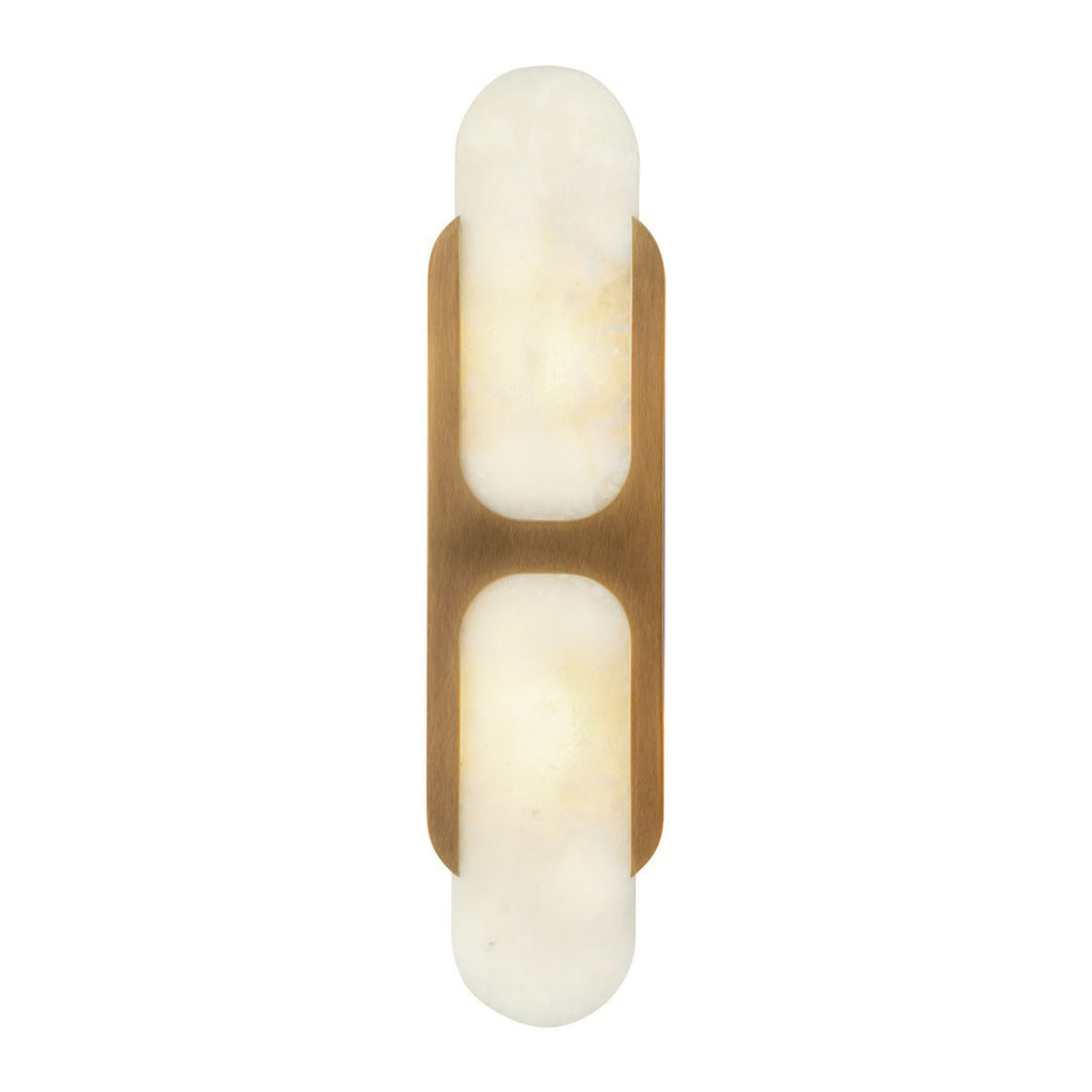 Ulthaora Double Globe Alabaster Wall Light