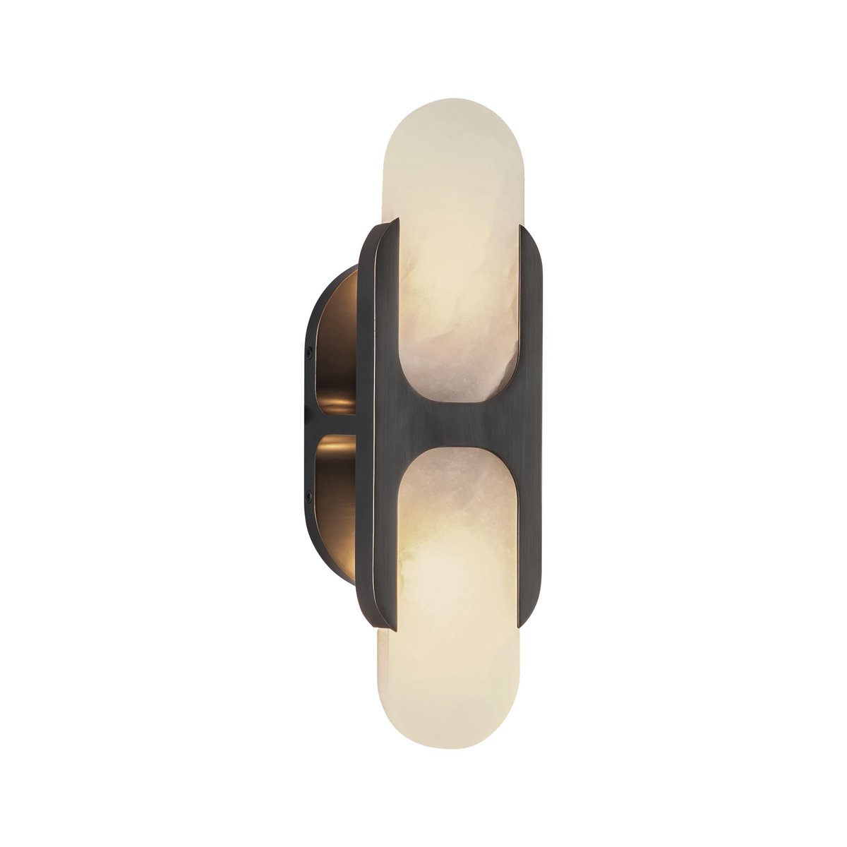 Ulthaora Double Globe Alabaster Wall Light