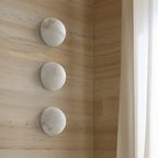 Grex Minimalist Round Alabaster Wall Lamp