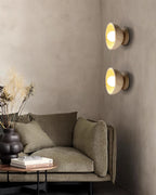 Wall Lamp Travertine Body Modern Minimalist Accent Lighting Fixture