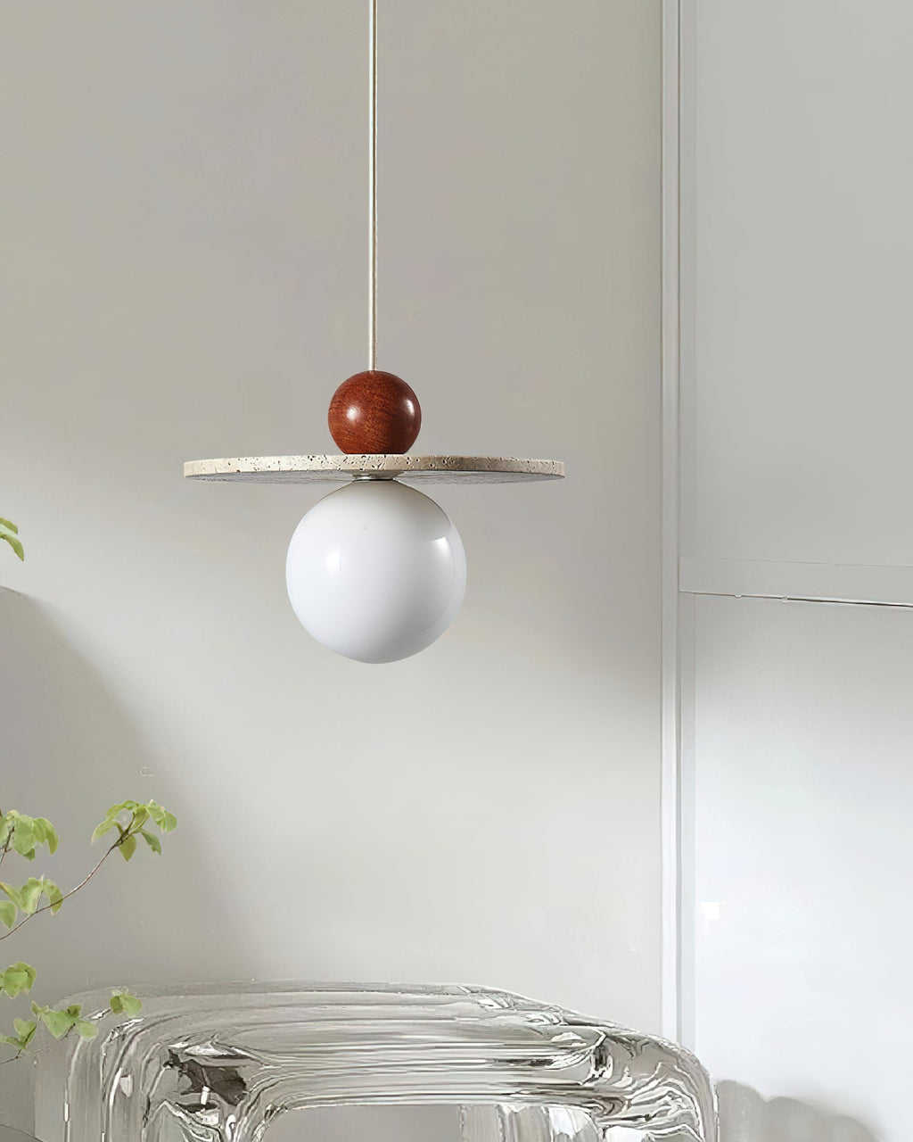 Marcio  Pendant Light  Travertine