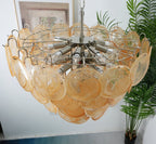 Aurora Chandelier Murano Glass Disc Classic