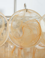 Aurora Chandelier Murano Glass Disc Classic