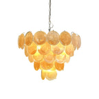 Aurora Chandelier Murano Glass Disc Classic
