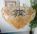 Aurora Chandelier Murano Glass Disc Classic