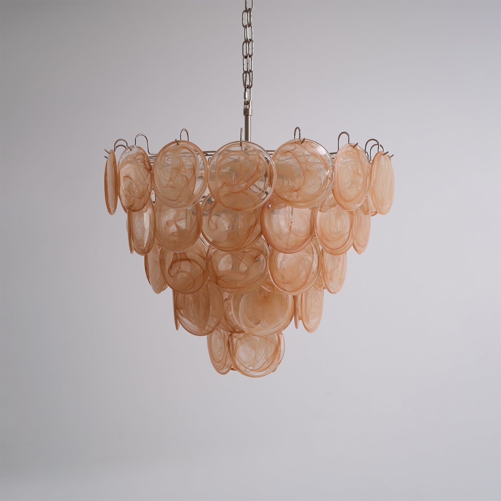 Aurora Chandelier Murano Glass Disc Classic