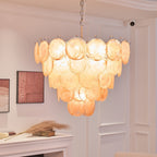 Aurora Chandelier Murano Glass Disc Classic