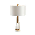 Olvenor Cylindrical Alabaster Table Lamp
