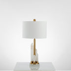 Olvenor Cylindrical Alabaster Table Lamp