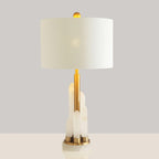 Olvenor Cylindrical Alabaster Table Lamp