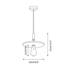 Ritta Orbit Pendant Light Travertine