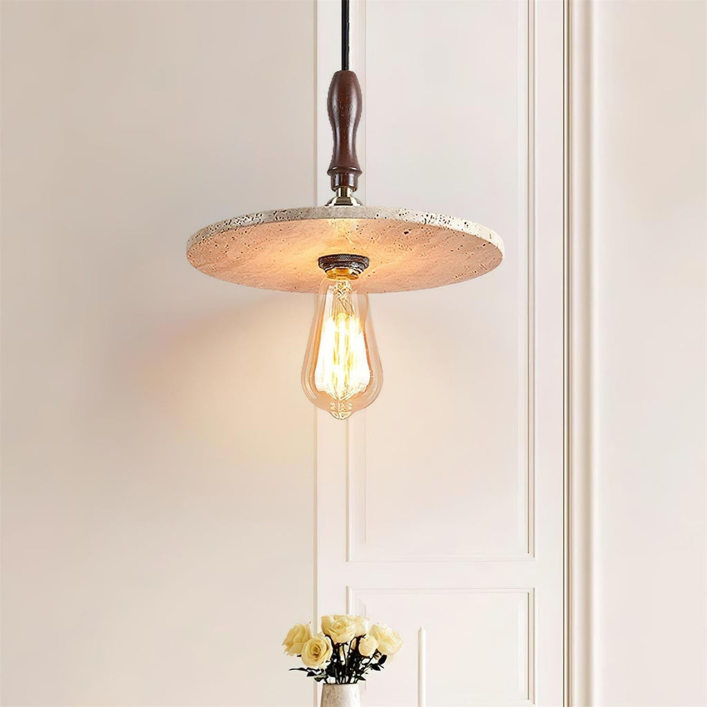 Ritta Orbit Pendant Light Travertine