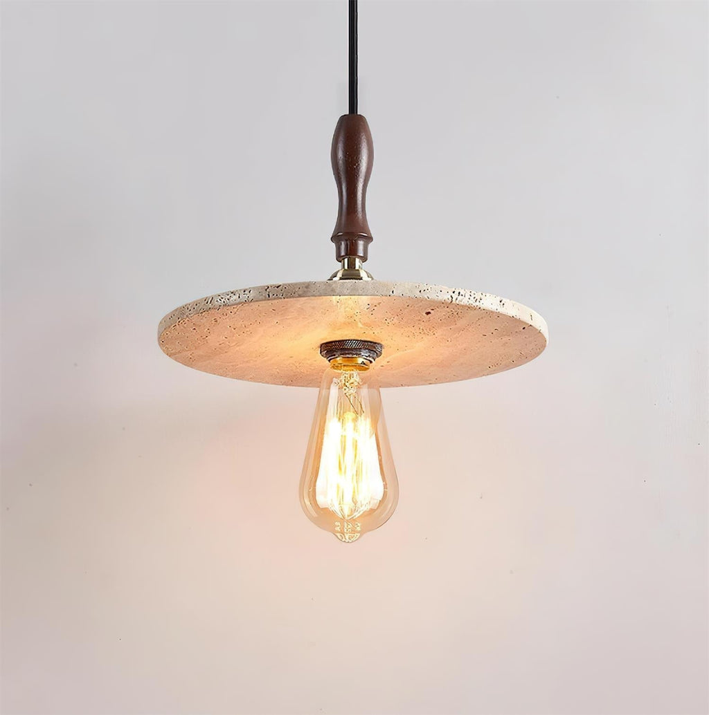 Ritta Orbit Pendant Light Travertine
