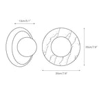 Avi Marble Indoor Wall  Sconce
