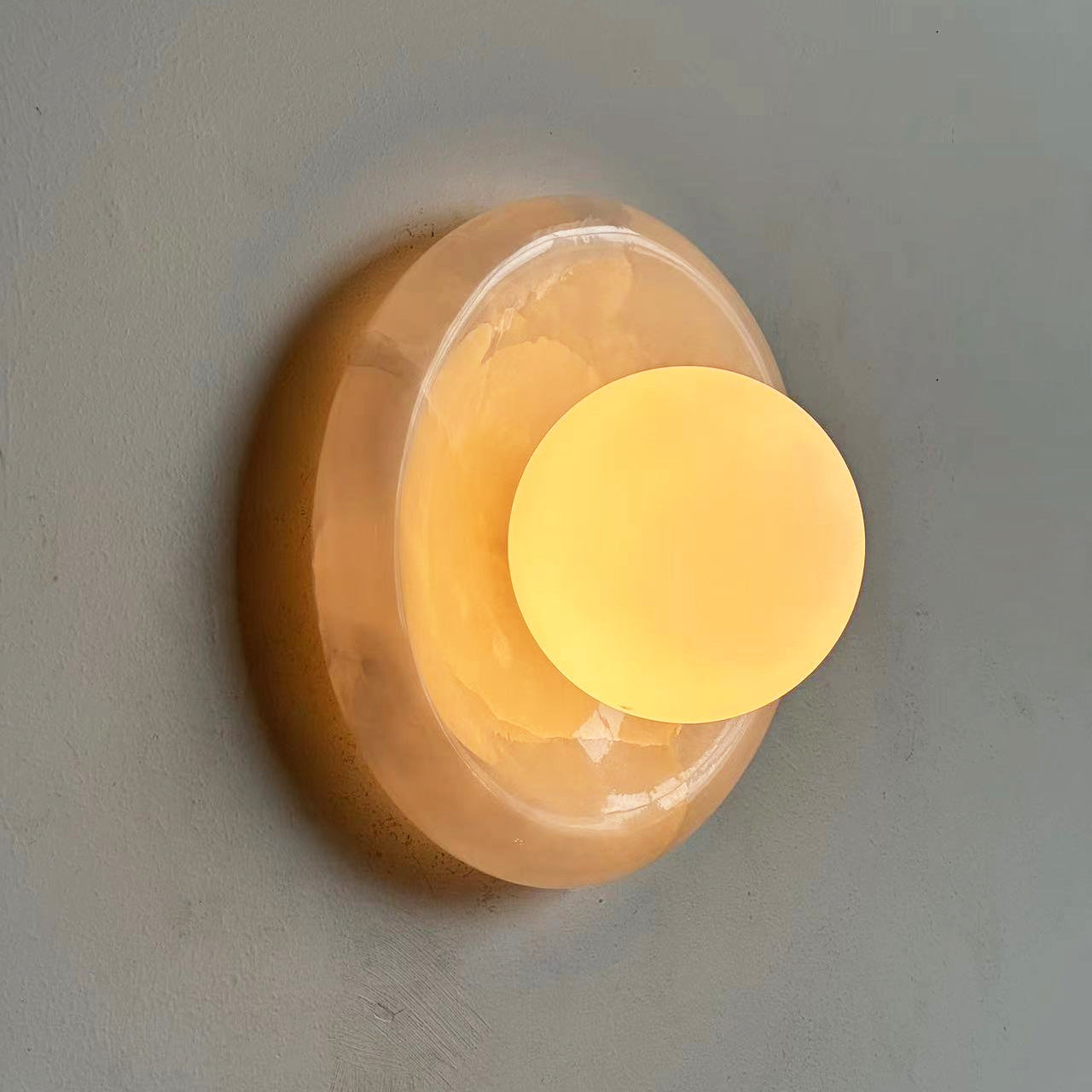 Avi Marble Indoor Wall  Sconce