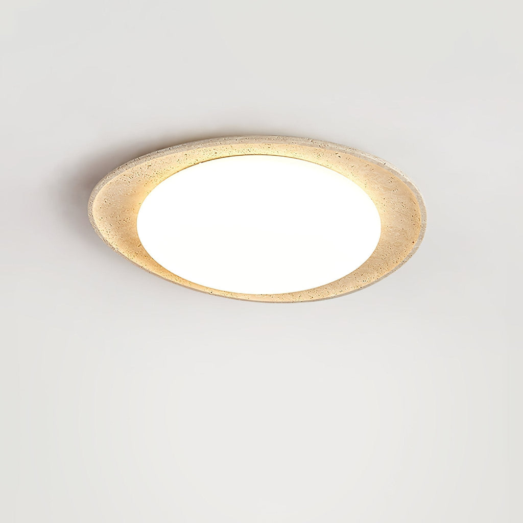 Cunorarae Organic Travertine Ceiling Light
