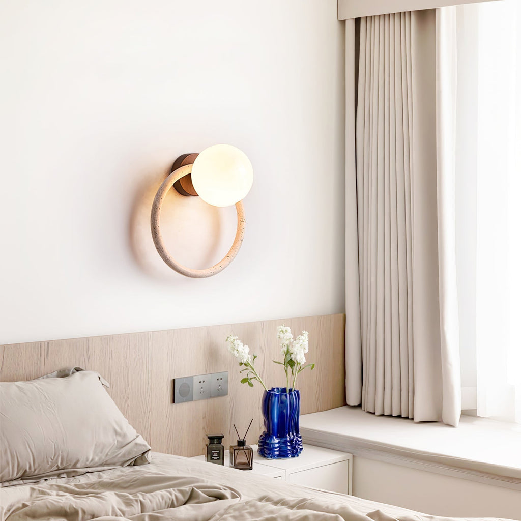 Idoryra Travertine Wall Light