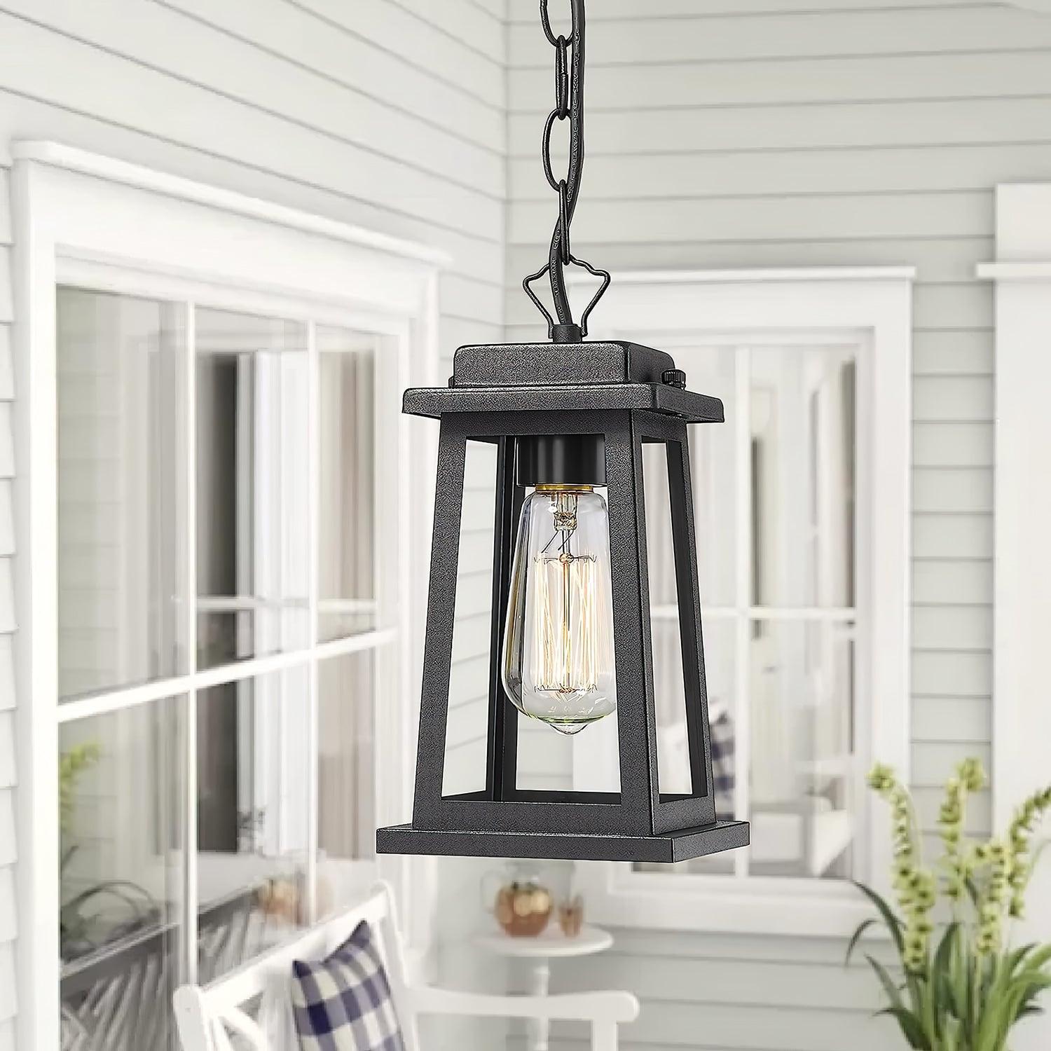 Ray Outdoor Lantern Pendant Light