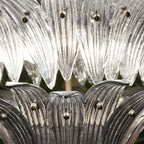 Aurora Chandelier Murano Glass Palm Leaf Tiered